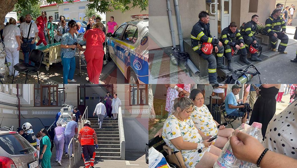 Incendiu puternic la Maternitatea „Cuza Vodă” din Iași! Mame disperate cu pruncii în brațe se adăpostesc în zonă. Mai multe femei au fost scoase din sala de naștere – LIVE VIDEO, UPDATE