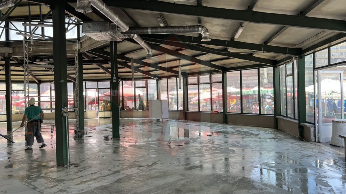 Hala de lactate din Piața Alexandru se redeschide după incendiu