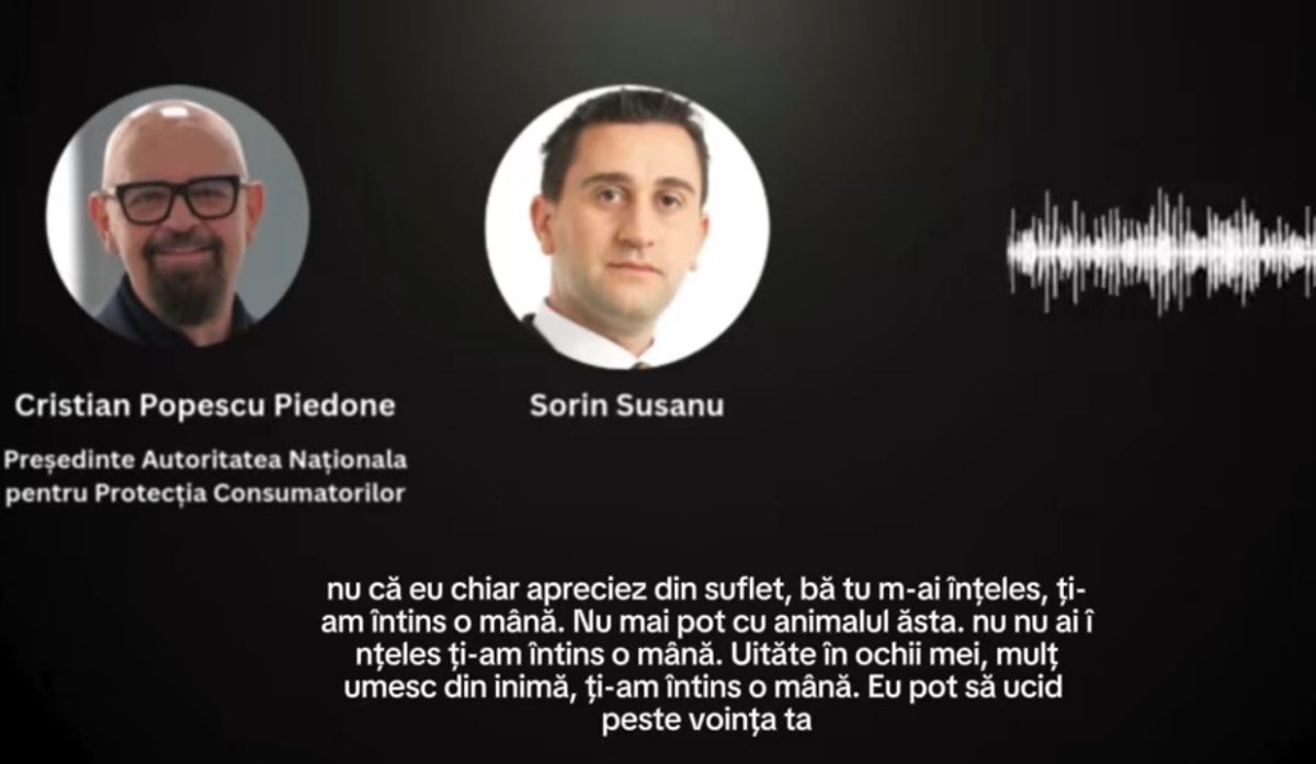 Dialog halucinant între Cristian Popescu Piedone și Sorin Susanu! Șeful ANPC beat criță ar negocia posturile – AUDIO