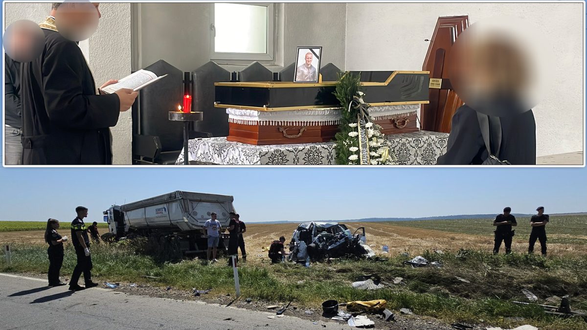Trupul neînsuflețit al lui Andrei, bărbatul care a pierit în tragicul accident de la Târgu Frumos, a fost depus la capelă. În spital, soția și fetele sale luptă pentru viață