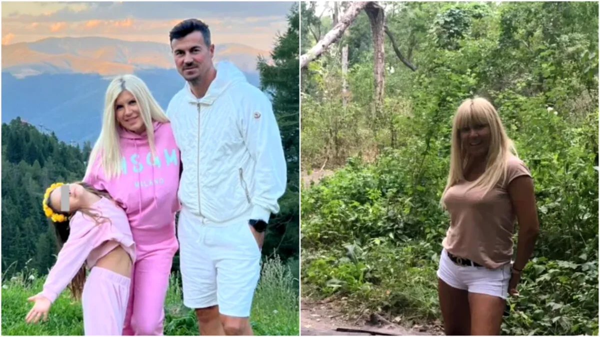Elena Udrea, vacanță de Sfânta Maria la Sinaia alături de fiica Eva Maria și iubitul Adrian Alexandrov