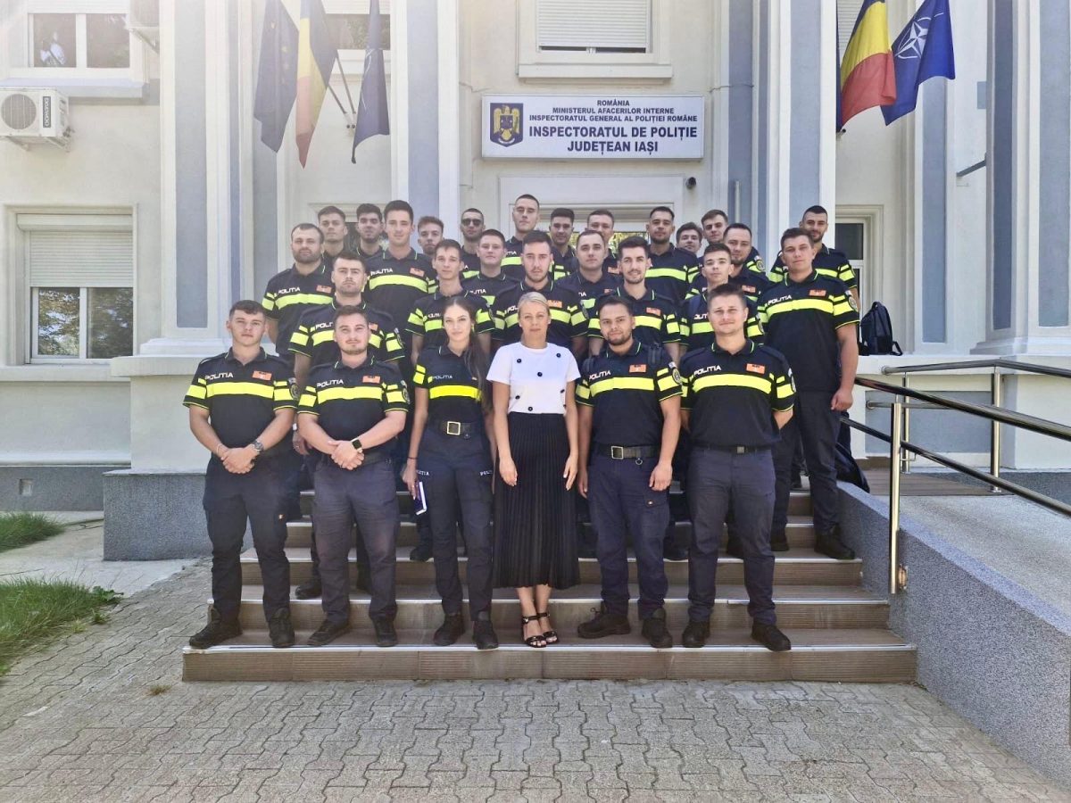 Iași, sesiune de informare anticorupție cu elevii Școlii de Agenți de poliție „Vasile Lascăr” Câmpina