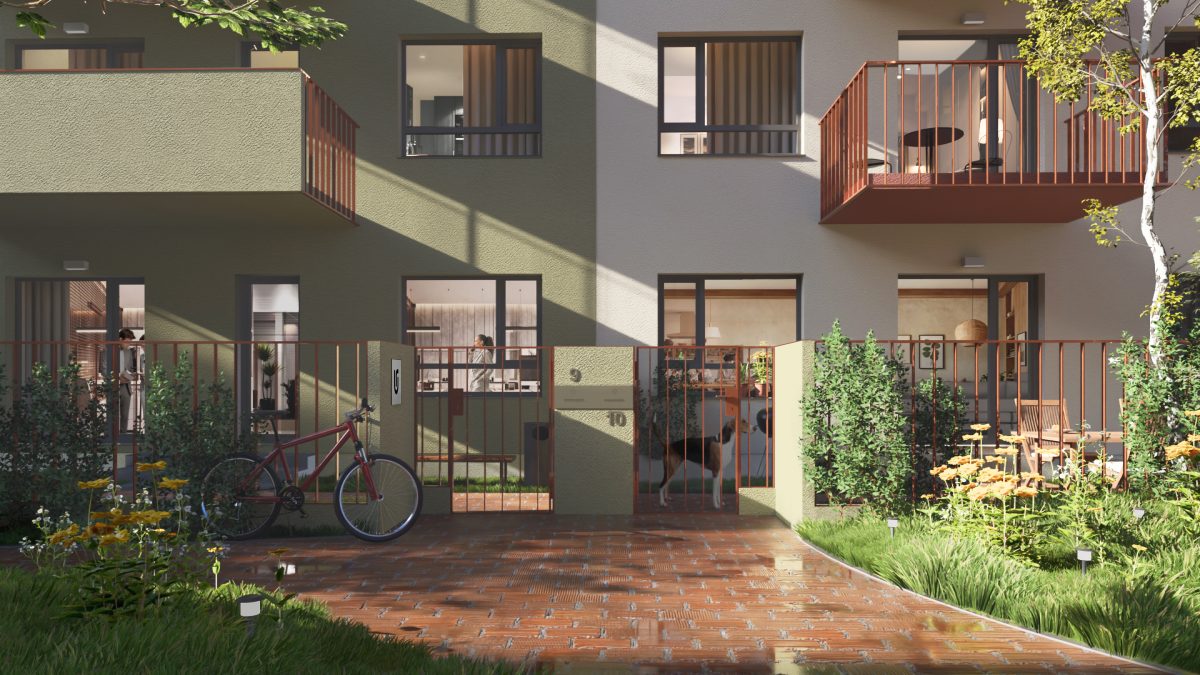 Locuințele tip Maisonette din LOOM – un nou standard de locuire la parter, cu spațiu generos și confort urban