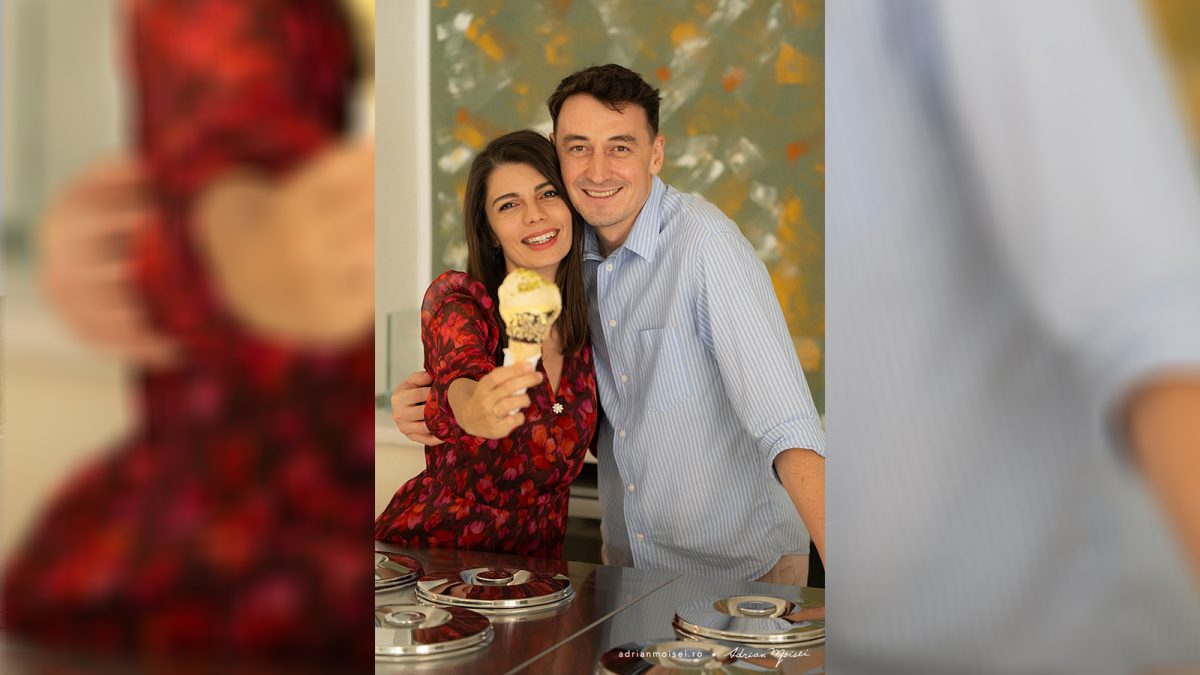 Un cuplu a deschis în centrul Iașului o gelaterie ca în Italia. Au investit 100.000 de euro în proiectul lor de suflet. „După 11 ani, ne-am împlinit acest vis”
