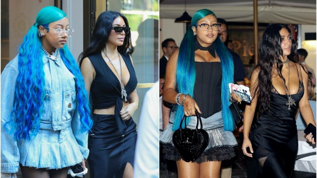 Prima apariție la Veneția a lui Kim Kardashian și North West. Ținute scandaloase care întorc toate privirile