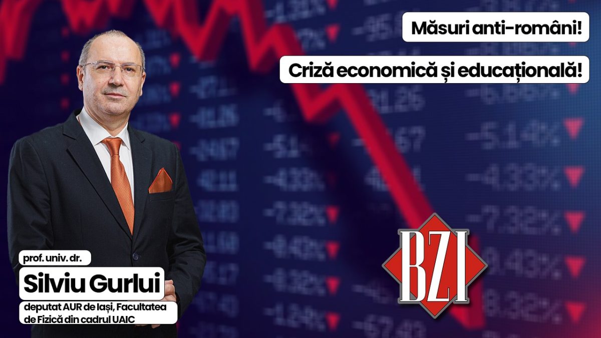 Top politic, economic, educațional și social BZI LIVE alături de prof. univ. dr. Silviu Gurlui, deputat AUR de Iași – Facultatea de Fizică din cadrul UAIC