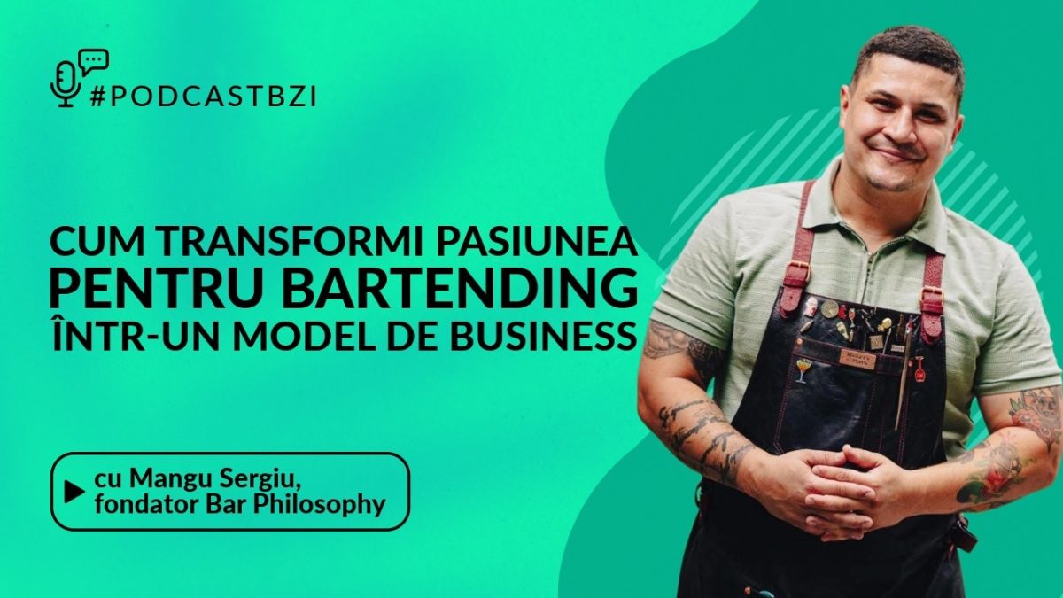 LIVE VIDEO – Mangu Sergiu, fondator Bar Philosophy, cum transformi pasiunea pentru bartending într-un model de business