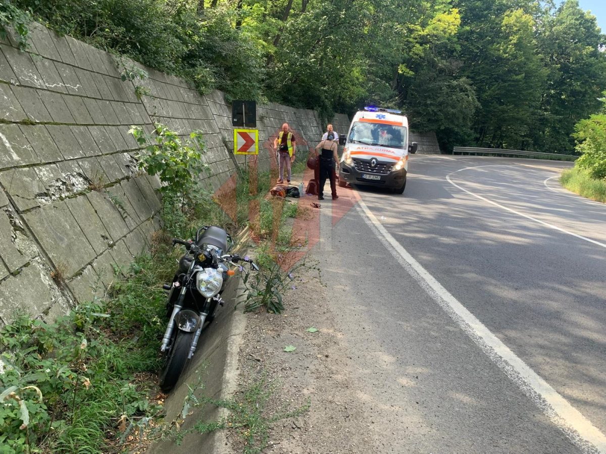 Accident rutier în Bucium! Un motociclist a fost rănit – UPDATE