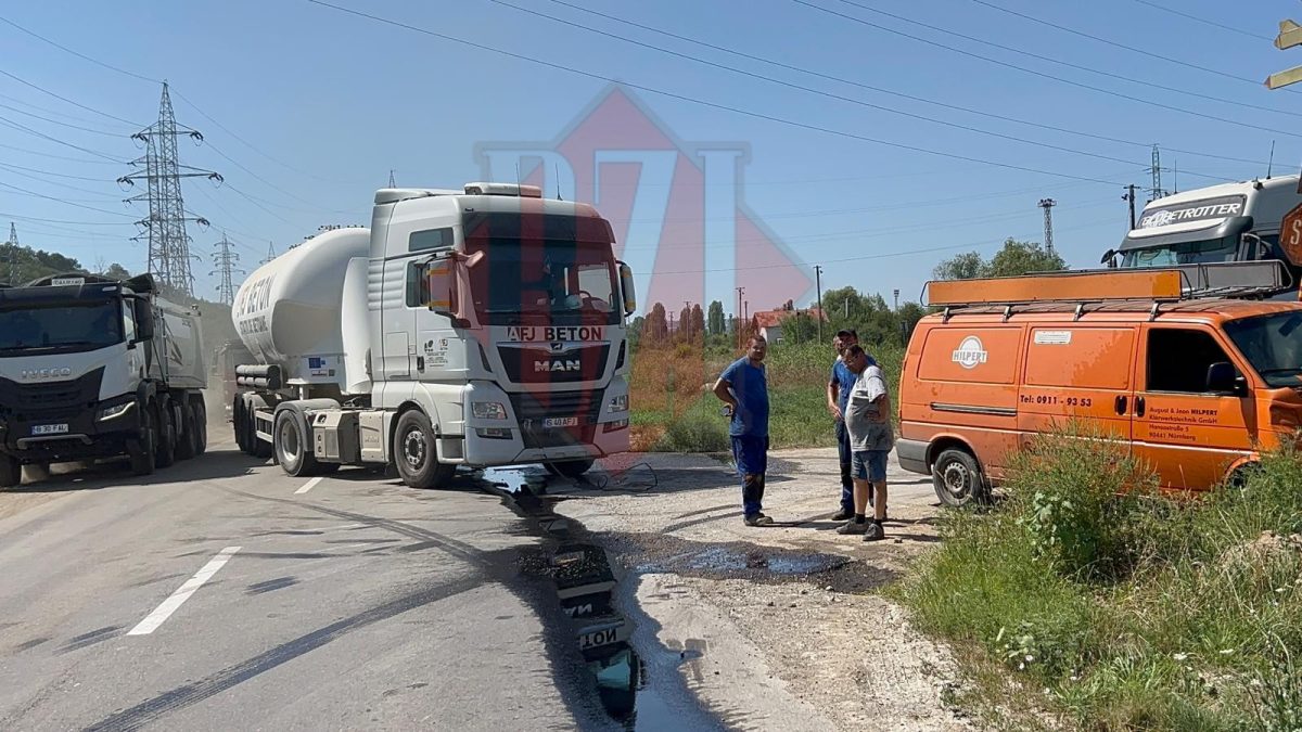 Un nou accident rutier la Iași! Un TIR și un Transporter au intrat în coliziune pe Drumul Hoților – UPDATE
