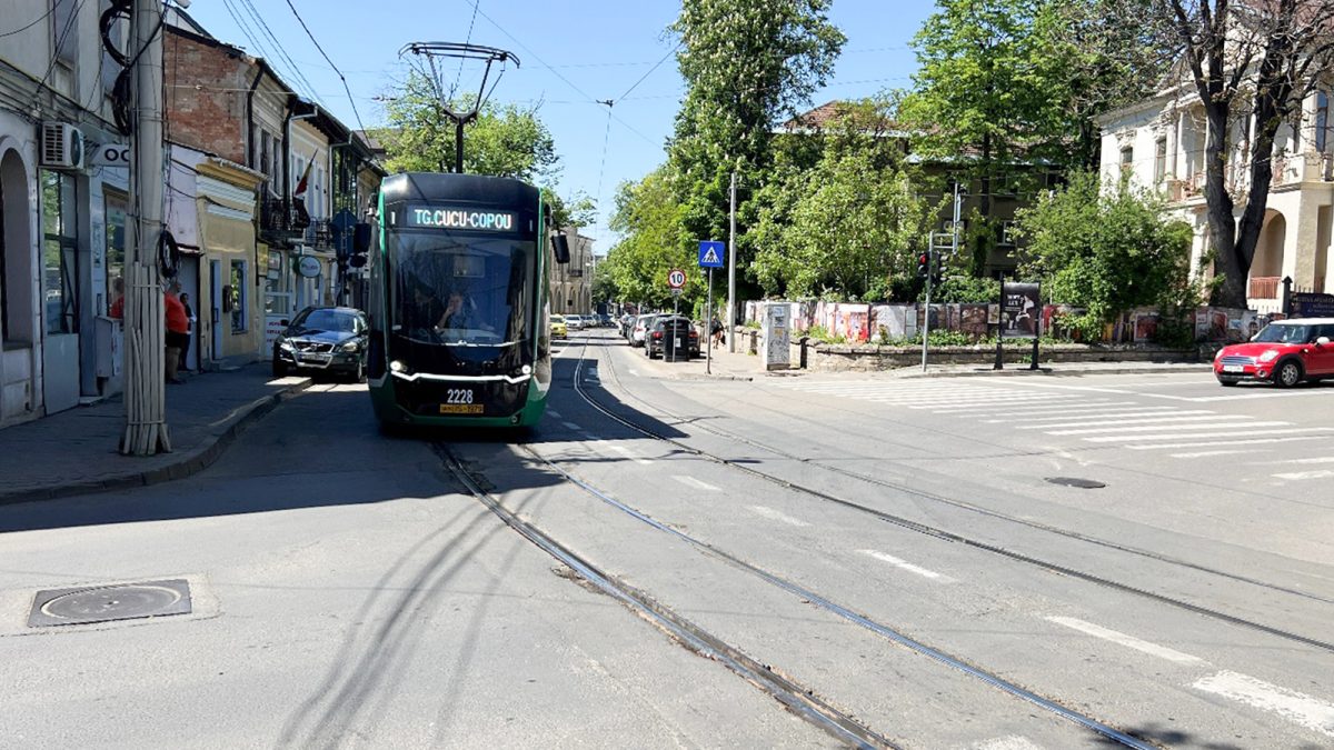 Este oficial! Se reia circulația tramvaielor pe strada Cuza Vodă. Iată de când intră în vigoare măsura