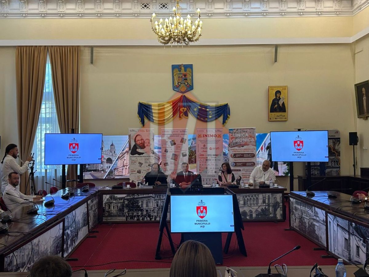 La Palatul Roznovanu din Iaşi are loc conferința de presă pentru Festivalul INIMO
