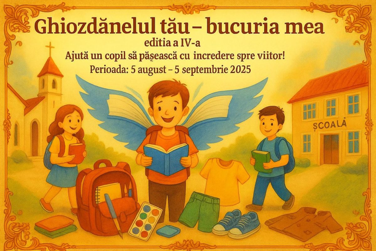 „Ghiozdănelul tău– bucuria mea”, campanie social-filantropică și educațională în contextul luptei împotriva abandonului școlar