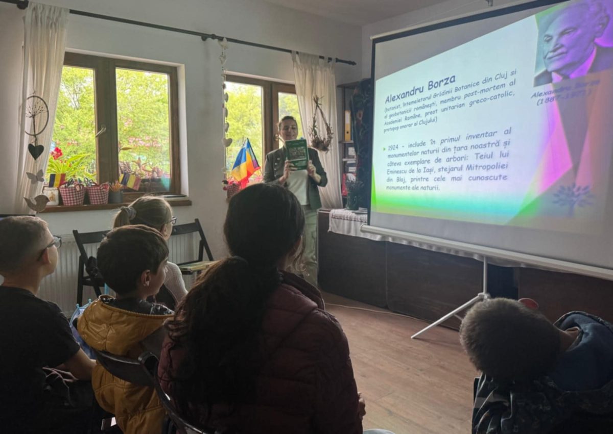 „Carte și natură” – eveniment educațional la Iași, în mijlocul arborilor seculari
