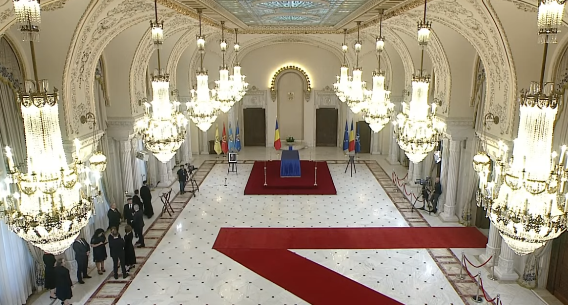 Garda de onoare, la Cotroceni! Ion Iliescu va fi depus în Sala Unirii. Iată programul ceremoniilor – LIVE