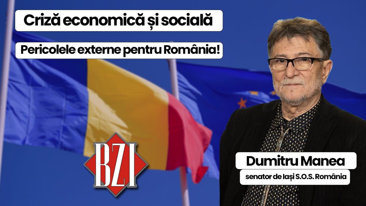 Super-emisiune BZI LIVE alături de Dumitru Manea alias Miron Manega, senator de Iași al Partidului S.O.S. România, consacrat și reputat jurnalist