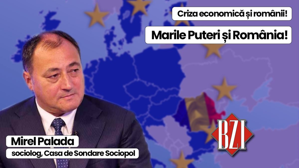 Super talk-show BZI LIVE special alături de celebru sociolog Mirel Palada, Casa de Sondare Sociopol! De la criza din România la negocieri de pace în Ucraina