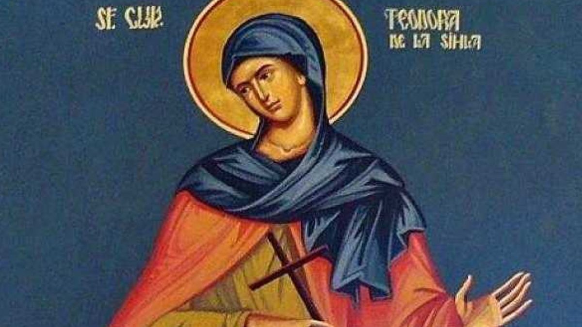 Zi mare de sărbătoare în calendarul ortodox! Românii o celebrează astăzi pe Sfânta Teodora de la Sihla