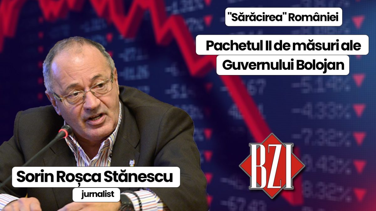 Super talk-show BZI LIVE permanent și special alături de nașul presei din România, senior-jurnalistul Sorin Roșca Stănescu! Totul despre grava situație din România, „mișcări” și negocieri mondiale respectiv situația Uniunii Europene