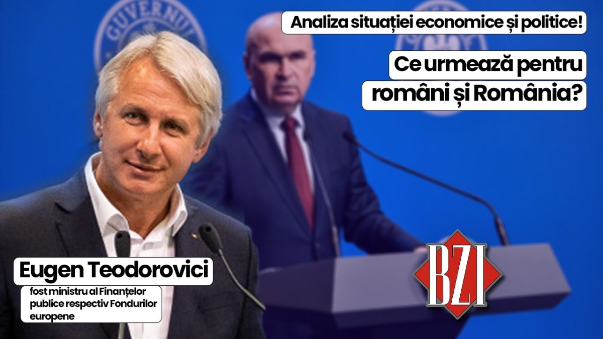 Top dezbatere politică, economică și financiară BZI LIVE alături de Eugen Teodorovici, fost ministru al Finanțelor publice respectiv Fondurilor europene. Care este realitatea din țară, multiplele crize și situația internațională