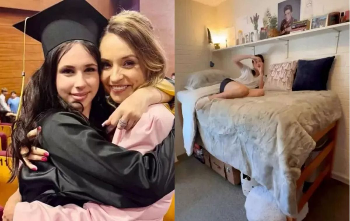 Cum arată camera de studentă în care locuiește Violeta, fiica Andreei Marin. Este micuță, dar curată și bine organizată