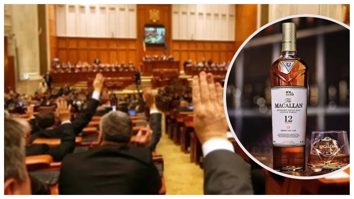 Camera Deputaților cheltuie mii de euro pe whiskey premium și vin rafinat! Austeritate, dar pentru noi