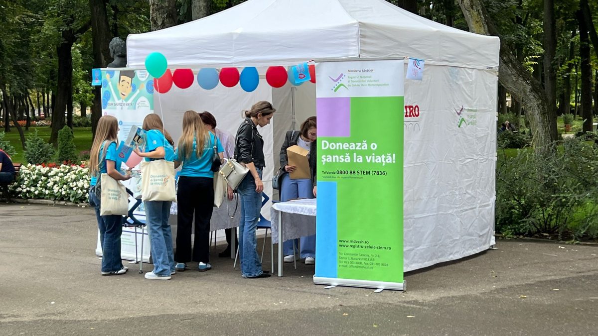 Medicii de la Institutul de Oncologie discută cu ieșenii despre donarea de celule stem