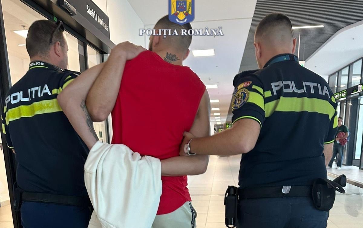 Persoană condamnată pentru săvârșirea infracțiunii de tentativă de omor depistată pe Aeroportul Iași