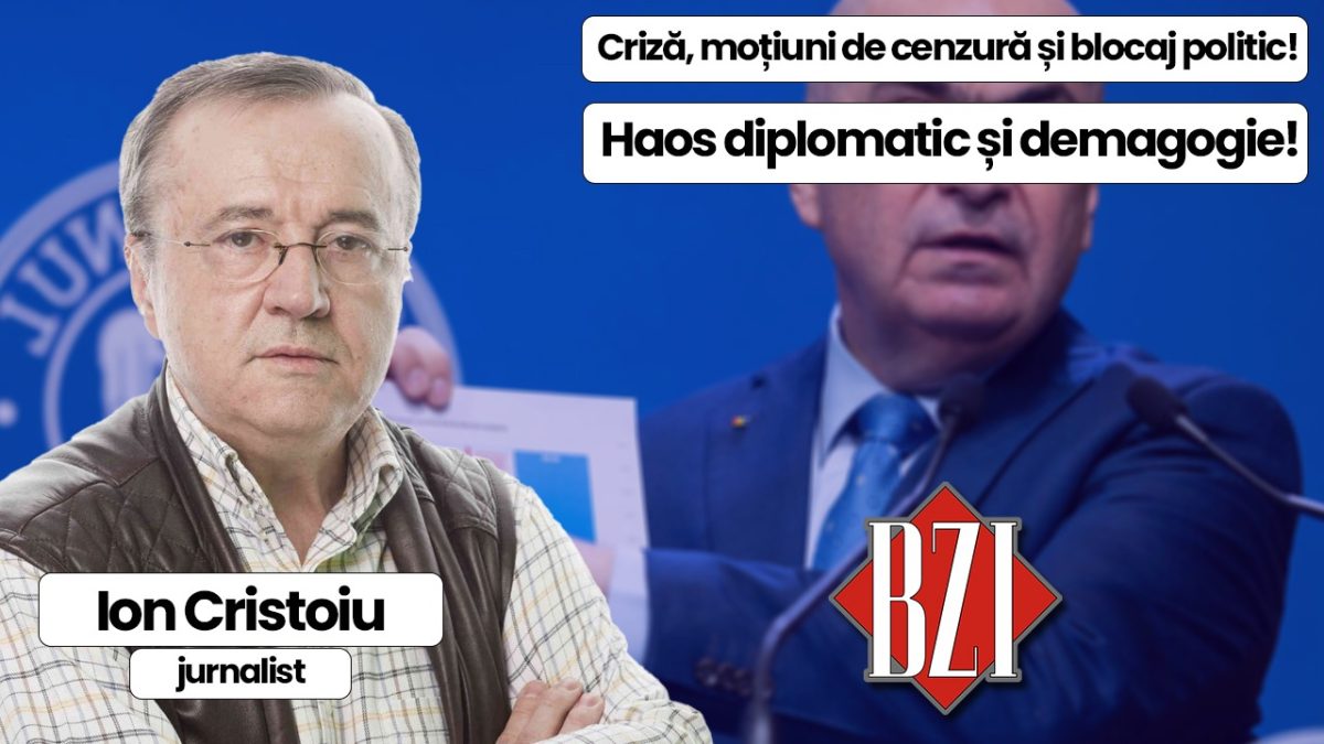 Top talk-show BZI LIVE permanent și cu invitatul special, maestrul Ion Cristoiu, reputatul jurnalist! Analiza momentului pe cele mai dezbătute și fierbinți subiecte naționale și internaționale
