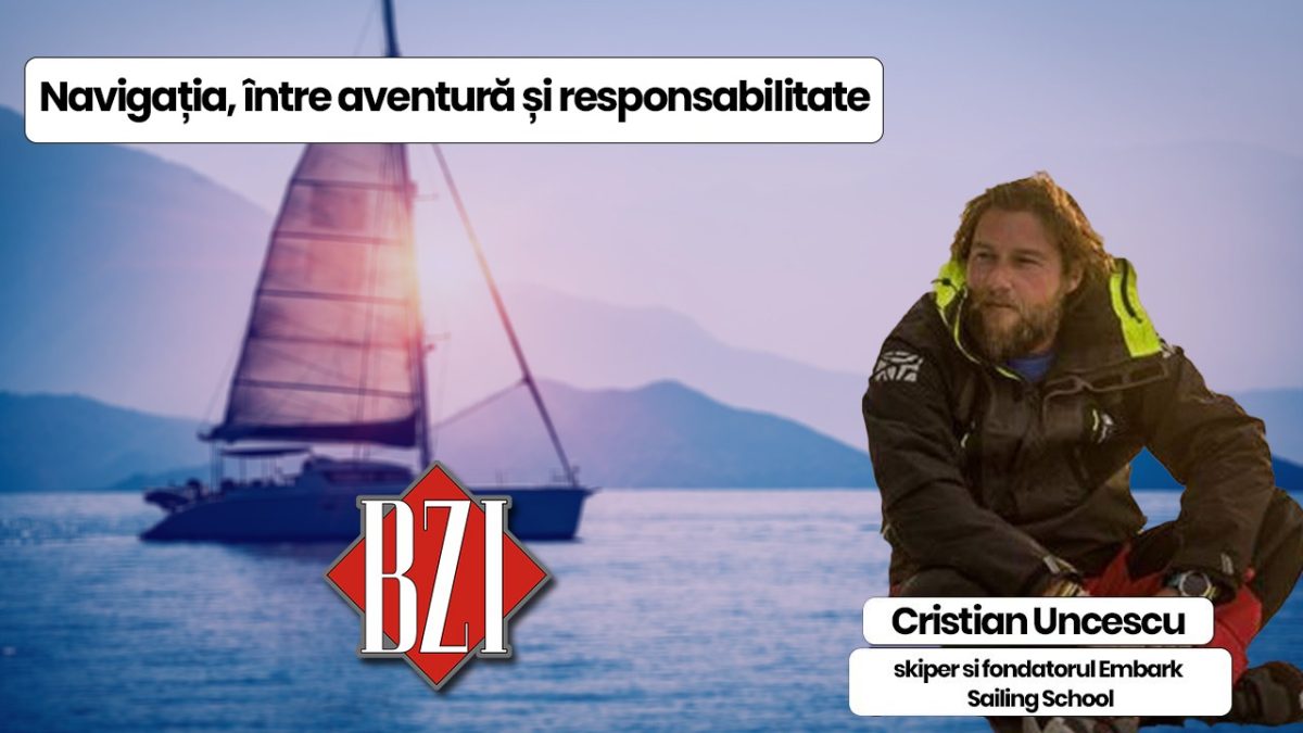 LIVE VIDEO – Cristian Uncescu, skipper și fondator Embark Sailing School, invitat la BZI LIVE, povestește aventurile de pe mări