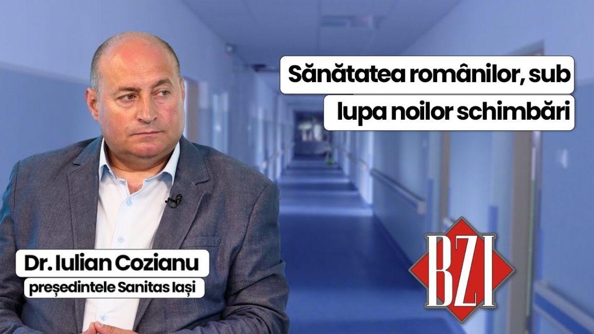 LIVE VIDEO – Sănătatea românilor, sub lupa noilor schimbări guvernamentale! Un subiect discutat în emisiunea de sănătate BZI LIVE , cu invitatul Iulian Cozianu, președintele Sanitas Iași
