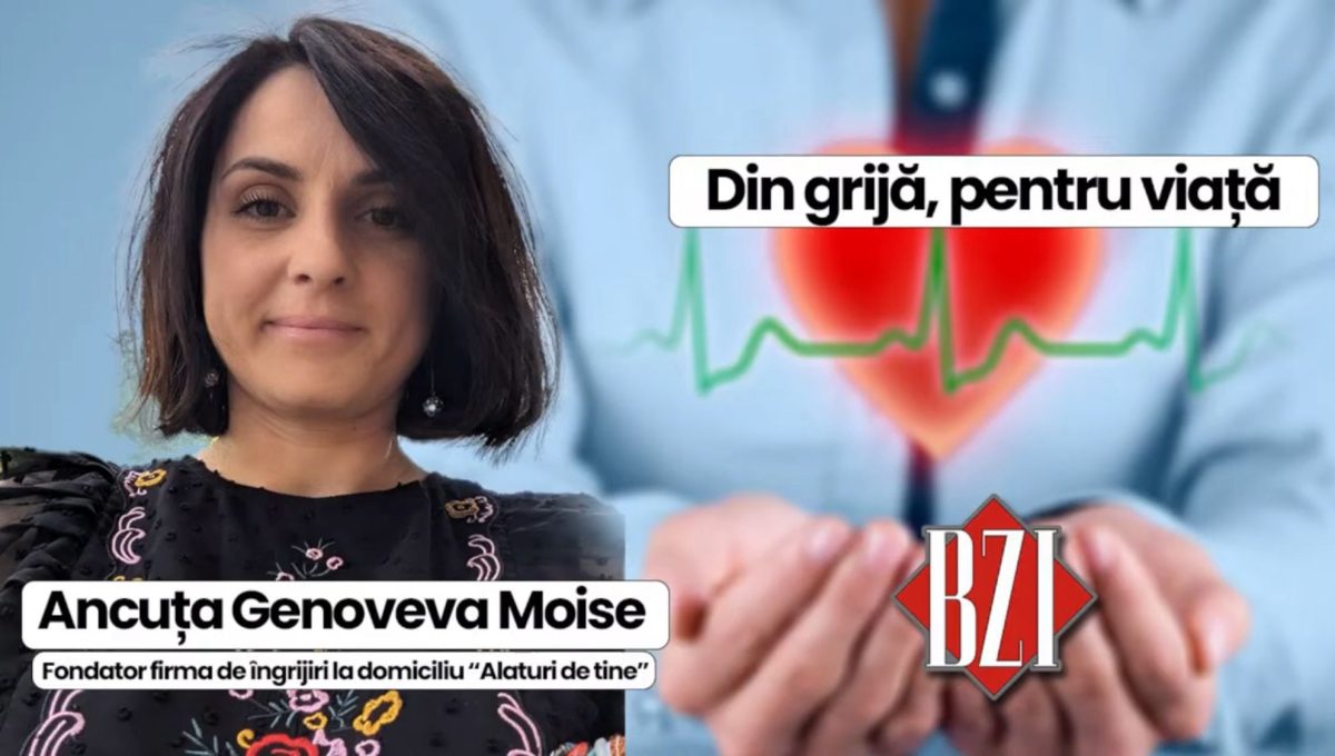 LIVE VIDEO – Ancuța Genoveva Moise, fondatoarea firmei “Alături de tine”, specializată în îngrijire la domiciliu cu respect și profesionalism discută la BZI LIVE despre servicii de îngrijire personalizată pentru seniori și persoane cu nevoi speciale