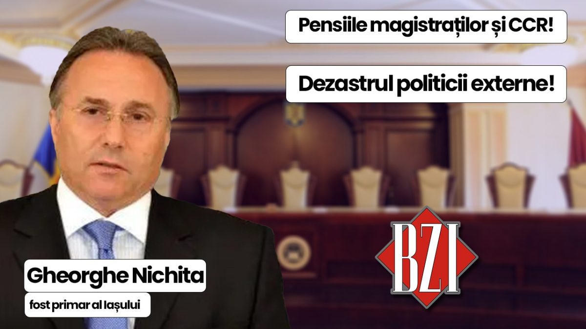 Top talk-show BZI LIVE alături de invitatul special permanent Gheorghe Nichita, fost primar al Iașului. Toate subiectele de actualitate și sensibile vor fi dezbătute