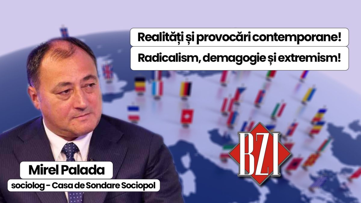 Top talk-show BZI LIVE permanent și săptămânal alături de invitatul special Mirel Palada, hâtrul și incisivul sociolog – Casa de Sondare Sociopol! Totul despre situația din România, provocările interne și externe