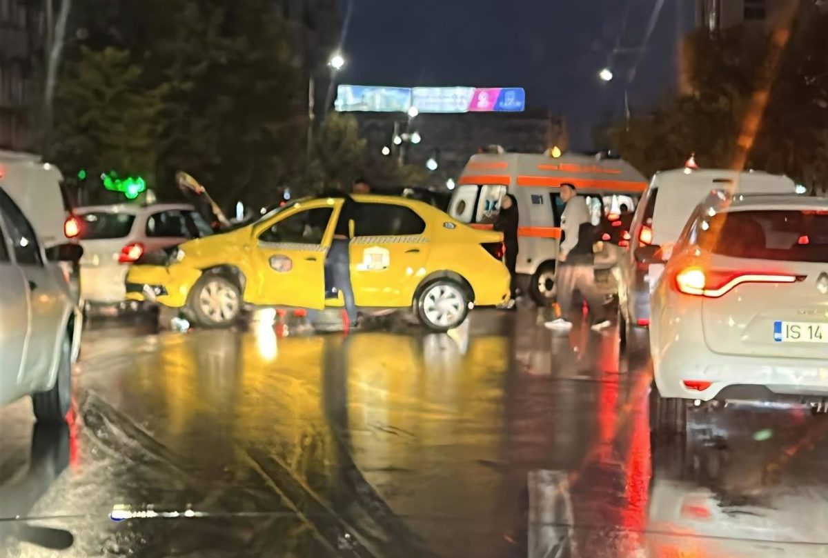 Accident rutier pe Sf. Lazăr. Două autoturisme s-au izbit – UPDATE