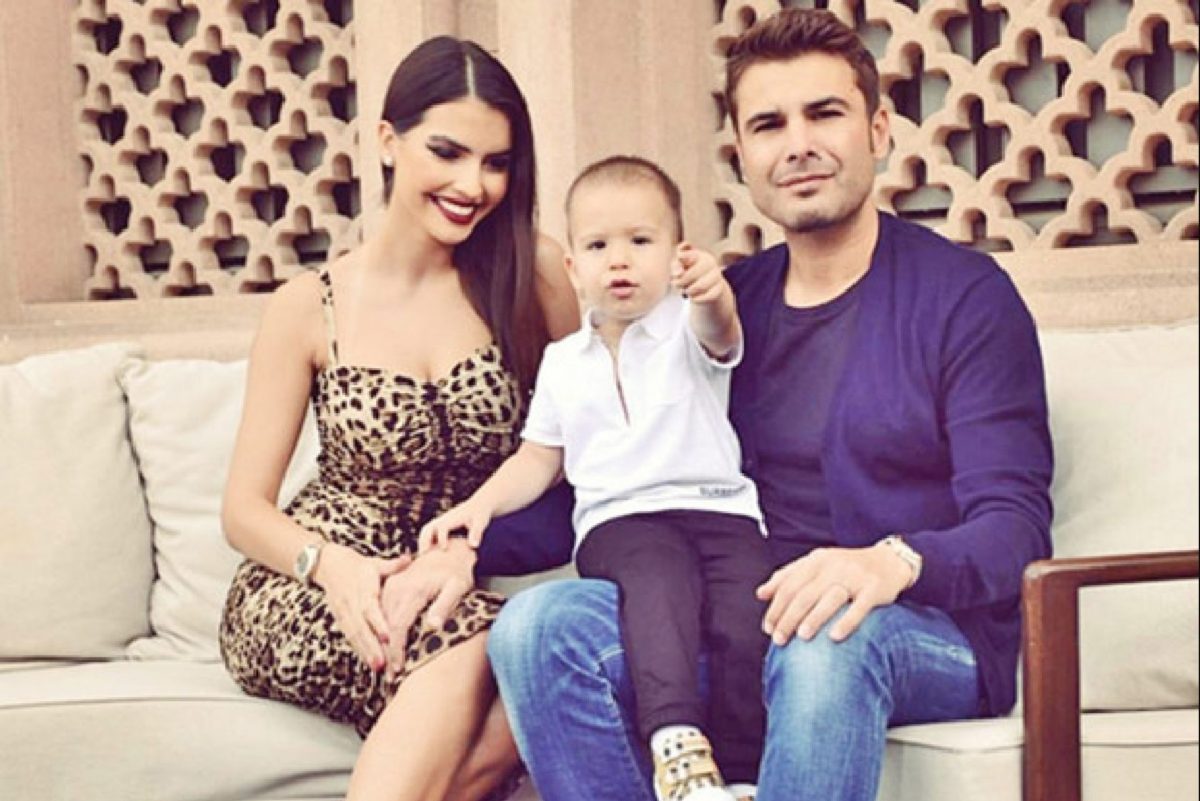 Imagini rare cu Tiago, mezinul lui Adrian Mutu. Cât de mult a crescut copilul din căsătoria cu Sandra