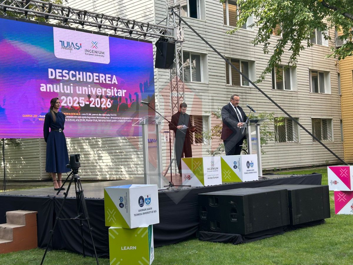 Studenții TUIASI, din nou în campus! Deschiderea anului universitar 2025-2026, în stil inedit
