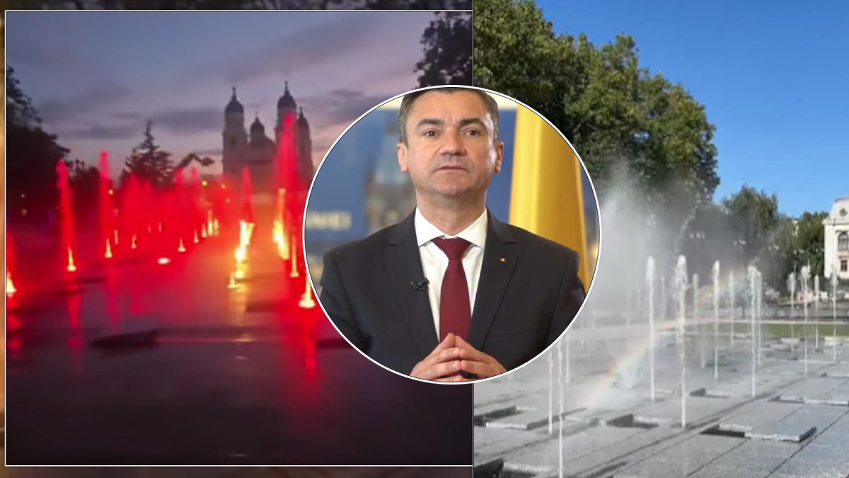 Aceasta este cea mai mare realizare a edilului Mihai Chirica din ultimii 12 ani! Edilul se laudă cu fântâna de pe esplanada Teatrului Național „Vasile Alecsandri„ din Iași