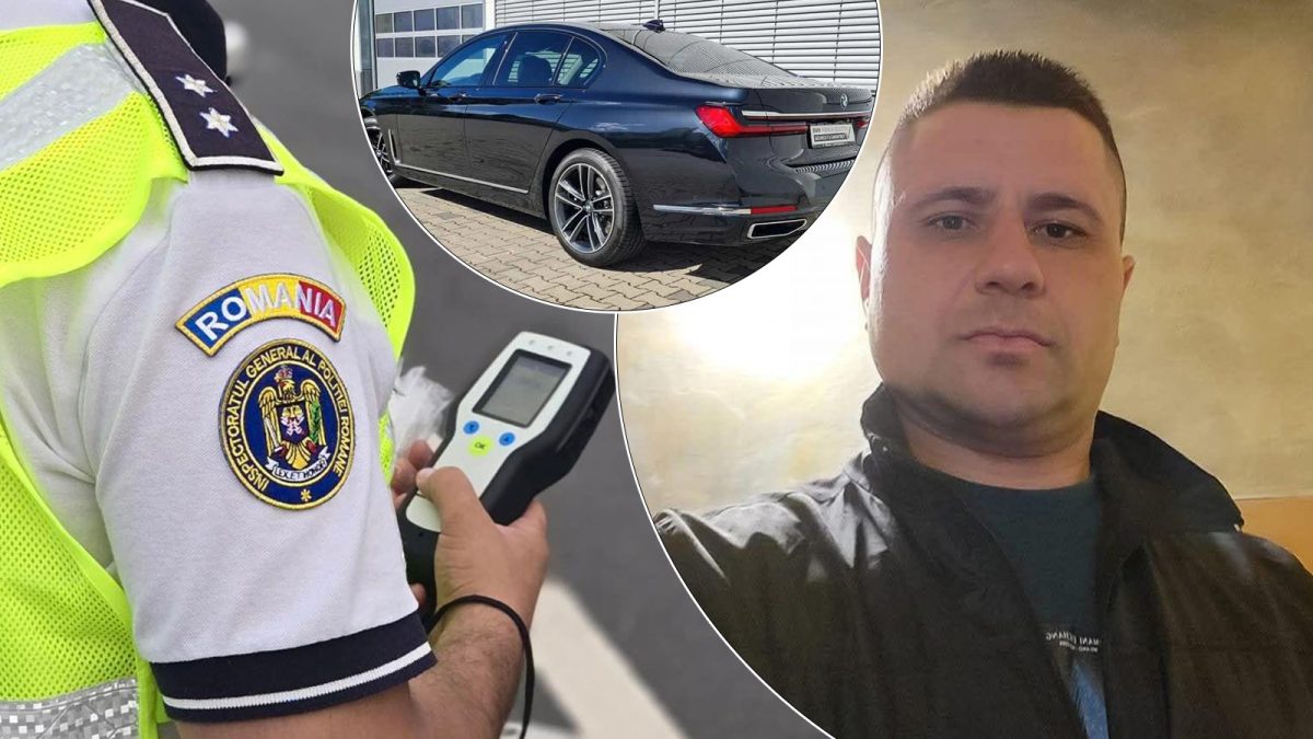 Alcoolemie de record la Iași. Un individ, la volanul unui BMW seria 7, prins cu peste 3,5 la mie, după ce a fost urmărit în trafic! Iată despre cine este vorba