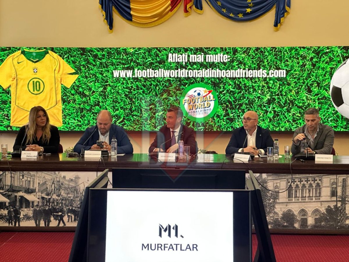 Ronaldinho vine la Iași! Organizatorii au prezentat oficial evenimentul din Copou! Iată ce nume vor intra în teren