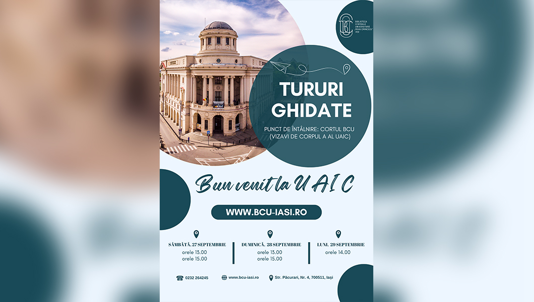 Participarea Bibliotecii Centrale Universitare „Mihai Eminescu” la „Bun venit la UAIC”, ediția 2025