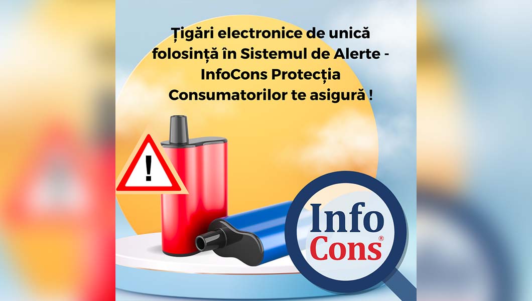 InfoCons a făcut anunțul! Mai multe tipuri de țigări electronice de unică folosință periculoase, retrase în UE