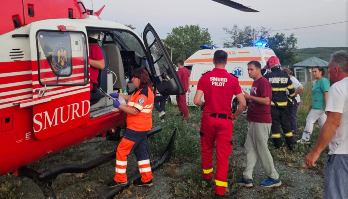 Tragedie la Vaslui! Copil de 8 ani, găsit inconștient lângă o trotinetă electrică, transportat de urgență cu elicopterul la Iași