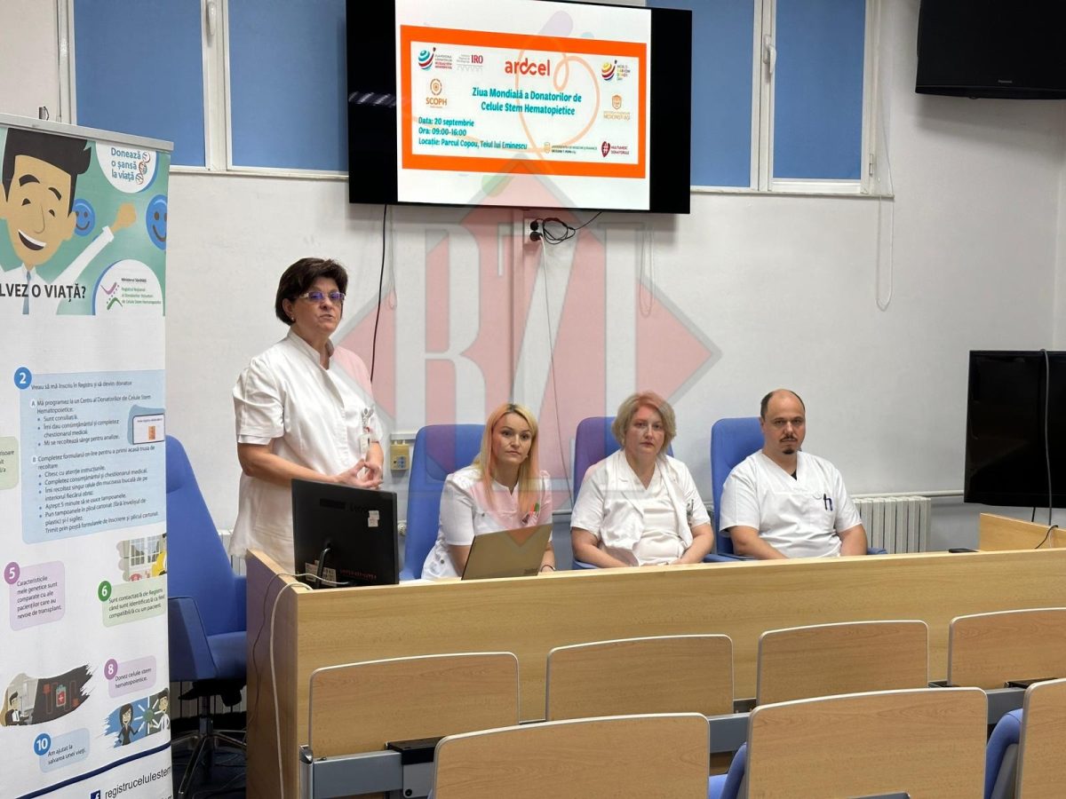 Ziua Mondială a Donatorilor Voluntari de Celule Stem, marcată de medicii IRO Iași