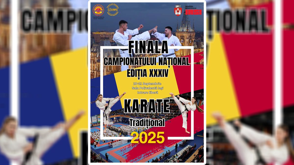 Peste 300 de sportivi din România vor fi prezenți la Campionatul Național de Karate Tradițional din Iași