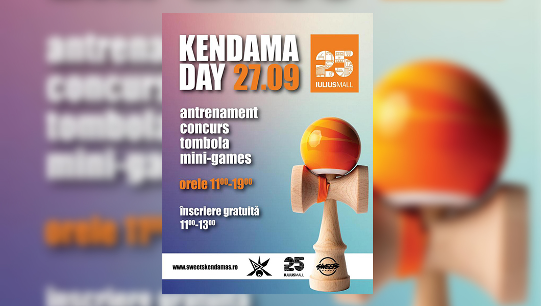 Vino la Iulius Mall Iași și participă la Kendama Day, competiția dedicată unuia dintre cele mai populare jocuri!  