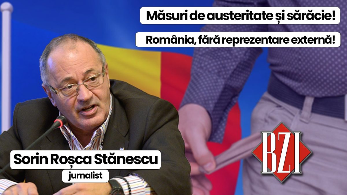 Top talk-show BZI LIVE săptămânal special alături de invitatul permanent, nașul presei din România, senior-jurnalistul Sorin Roșca Stănescu! Totul despre dezastrul din țară și pericolele externe