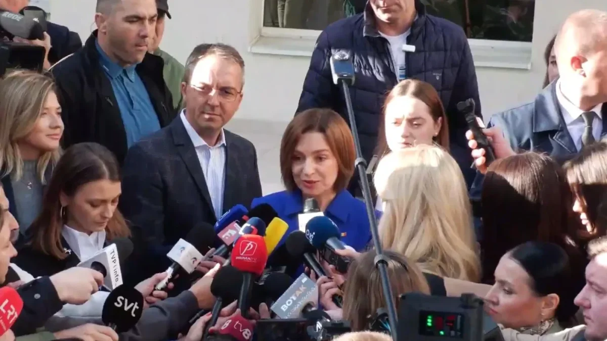 Maia Sandu a votat. Ce mesaj important a transmis