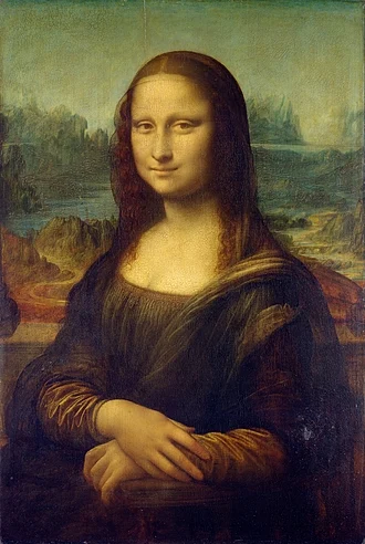 Mona Lisa, tabloul renumit al lui da Vinci. Cea mai cunoscută pictură din istoria artelor