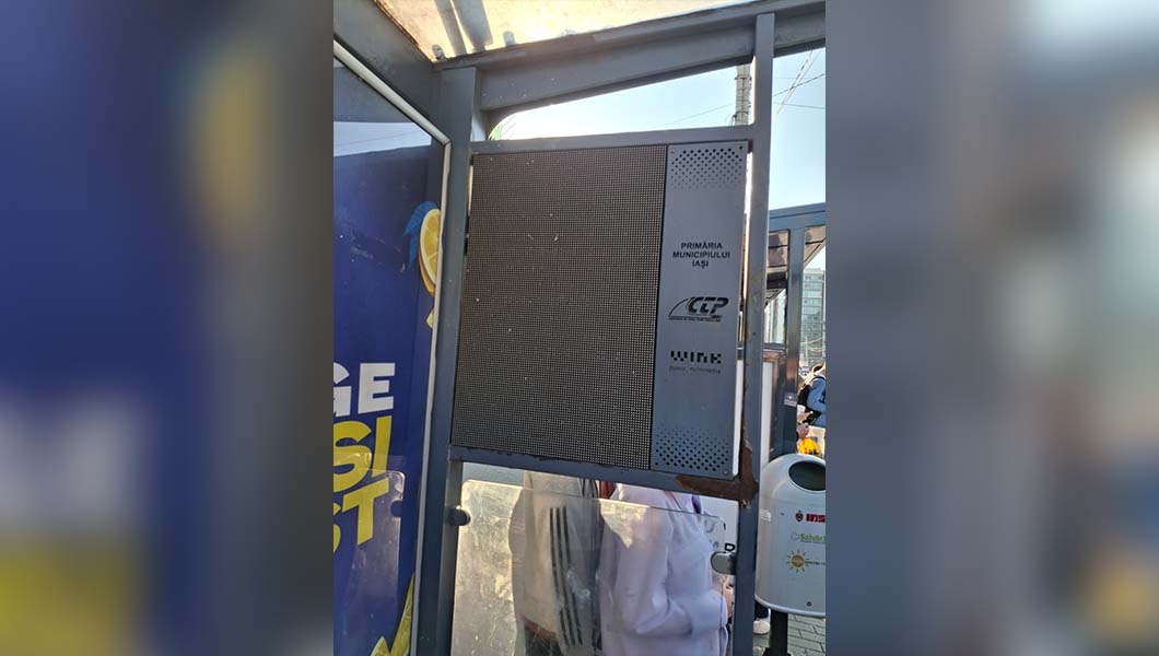 CTP Iași anunță că actualizează panourile electronice din stațiile de transport