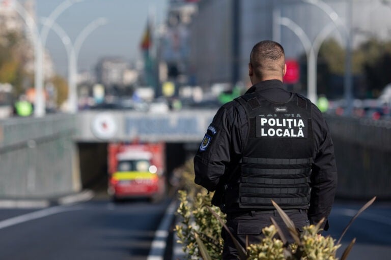 Polițiștii locali din Iași protestează la București împotriva măsurilor luate de Guvernul Bolojan